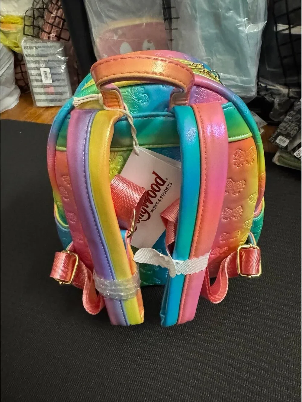 Loungefly Dolly Butterfly Embossed Pastel Mini Backpack